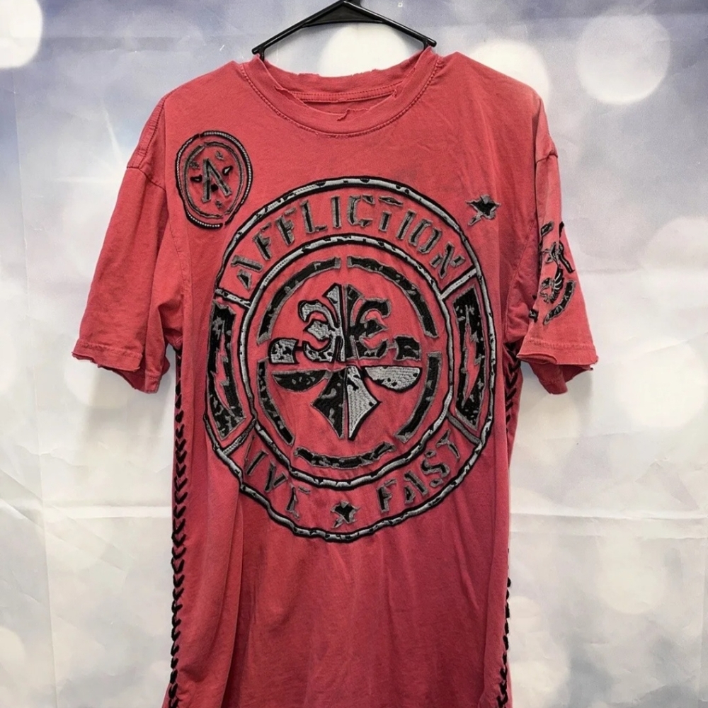 AFFLICTION Live Fast Mens T-shirt